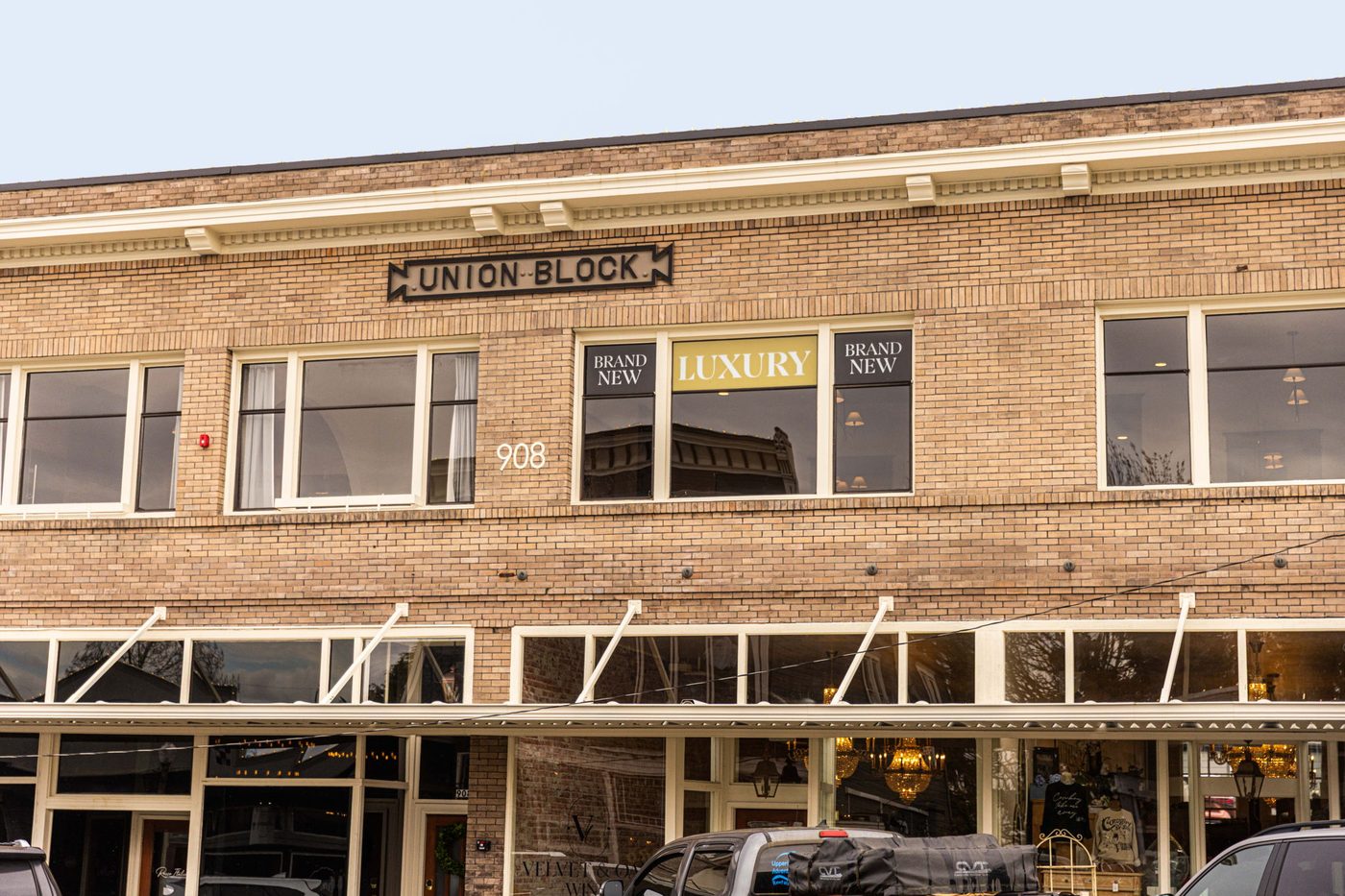 The Union Block facade at 908 First Street